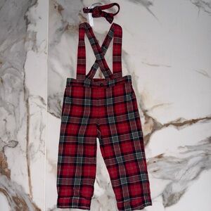 Janie and jack Plaid jumpsuit 12-18M